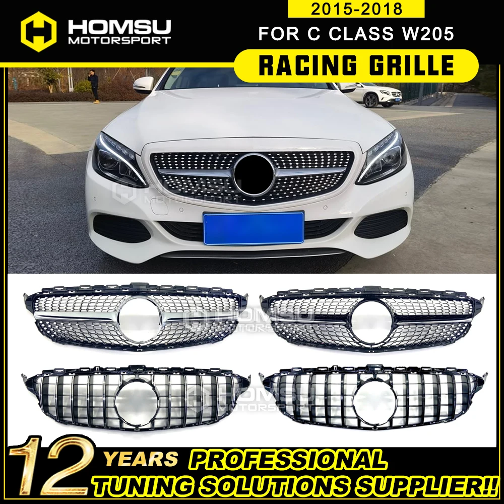 Front Bumper Diamond grille Suitable for 2015-2021-Year C Class w205 C450 C250 C180 C200 C220 not fit for c63 Diamond grille
Front Bumper Diamond grille Suitable for 2015-2021-Year C Class w205 C450 C250 C180 C200 C220 not fit for c63 Diamond grille