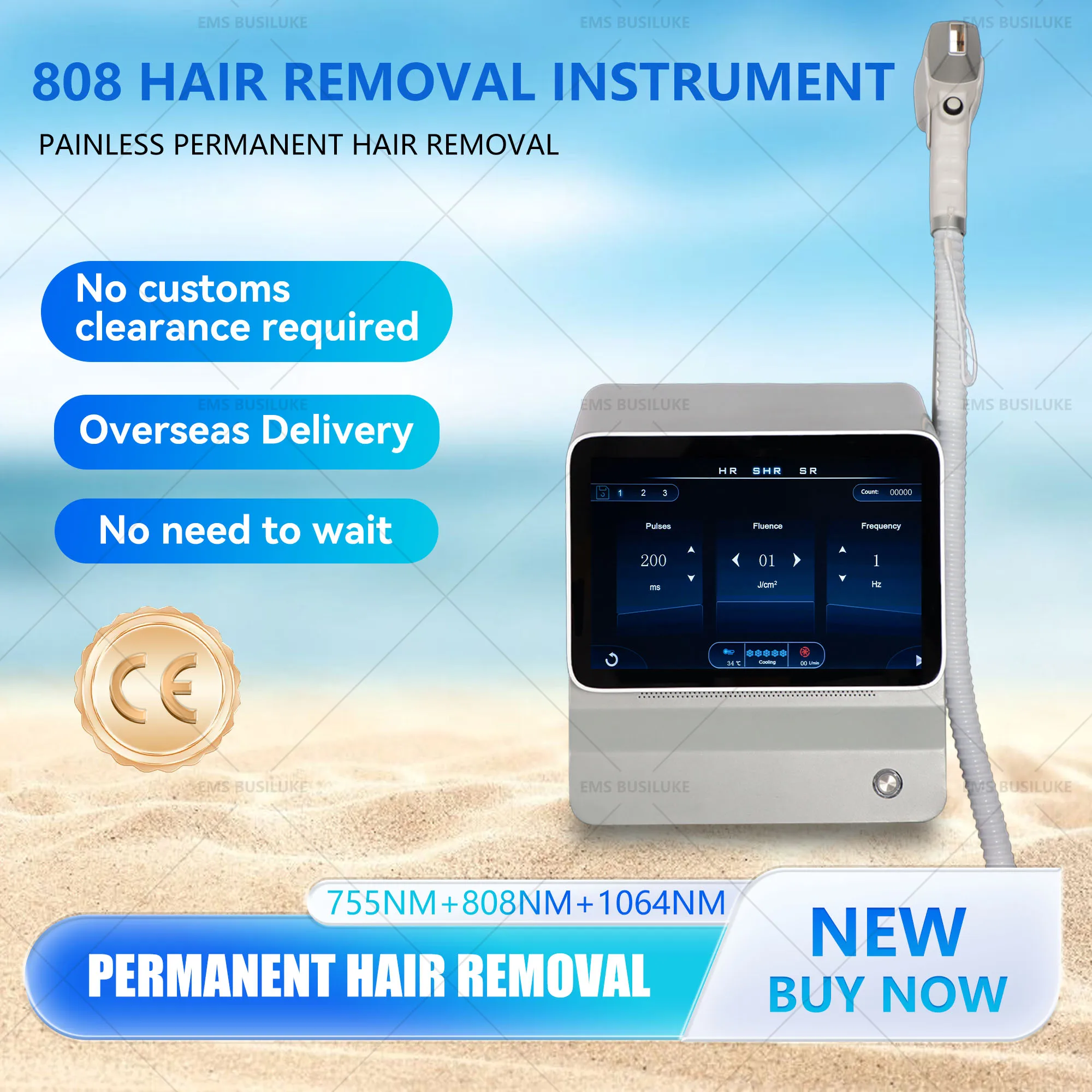 4000W 808 Alexandrite Hair Removal Laser Diode Machine Ice Platinum Body Face Underarm Cooling Head Permanent Painless Epilator
4000W 808 Alexandrite Hair Removal Laser Diode Machine Ice Platinum Body Face Underarm Cooling Head Permanent Painless Epilator