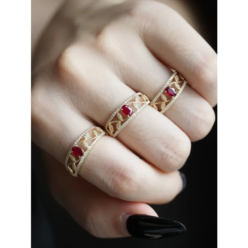 Shining U 925 Sterling Silver oval Ruby Ring for Women Fine Jewelry Light Luxury Party
Shining U 925 Sterling Silver oval Ruby Ring for Women Fine Jewelry Light Luxury Party