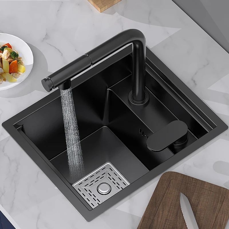 Nano kitchen handmade small sink, single slot, 304 stainless steel vegetable washing basin, sink, and sink
Nano kitchen handmade small sink, single slot, 304 stainless steel vegetable washing basin, sink, and sink