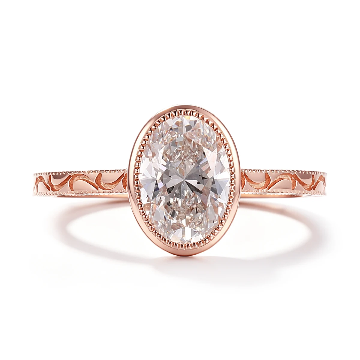 Provence 10k14k Rose Gold Lab Diamond Ring With Oval Cut 2ct For Women Party Wedding Anniversary Fashion Jewelry Gift
Provence 10k14k Rose Gold Lab Diamond Ring With Oval Cut 2ct For Women Party Wedding Anniversary Fashion Jewelry Gift
