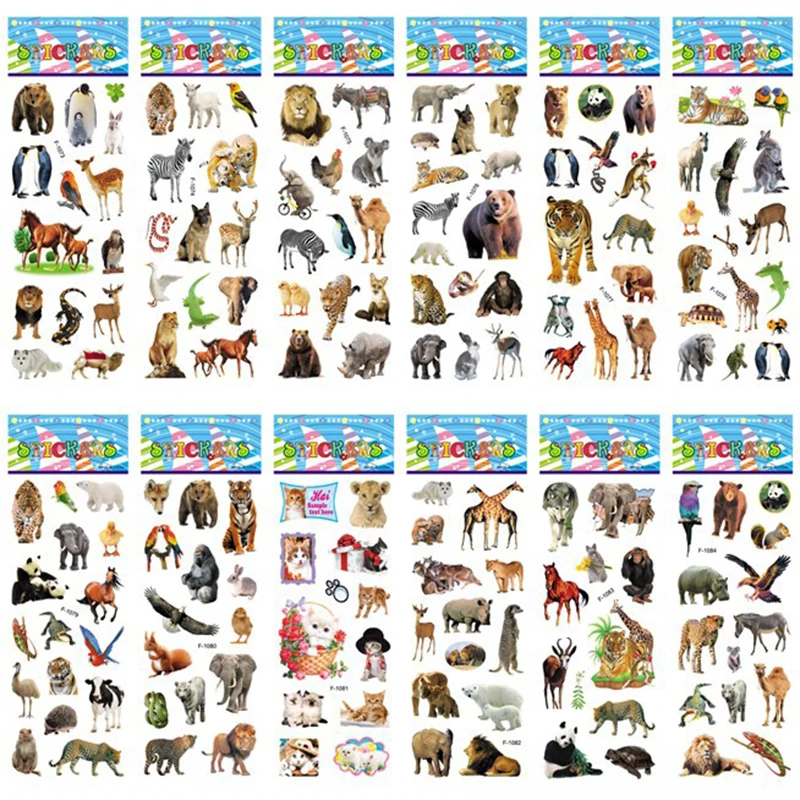 10 Sheets 3D Puffy Foam Animal Stickers Bulk Cute Cartoon Decals For Kids Boys Girls Scrapbook Journal DIY Craft Birthday Christmas New Year Holiday Party Favor Toy Gift Stationery Supplies
10 Sheets 3D Puffy Foam Animal Stickers Bulk Cute Cartoon Decals For Kids Boys Girls Scrapbook Journal DIY Craft Birthday Christmas New Year Holiday Party Favor Toy Gift Stationery Supplies