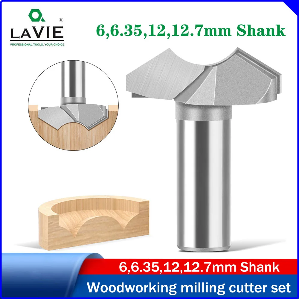 LAVIE 12/12.7mm Yuanbao Bead Router Bit, Buddha Bead & Round Ball Cutter, Woodworking Carving Tool, Wood Milling Bit with Base
LAVIE 12/12.7mm Yuanbao Bead Router Bit, Buddha Bead & Round Ball Cutter, Woodworking Carving Tool, Wood Milling Bit with Base