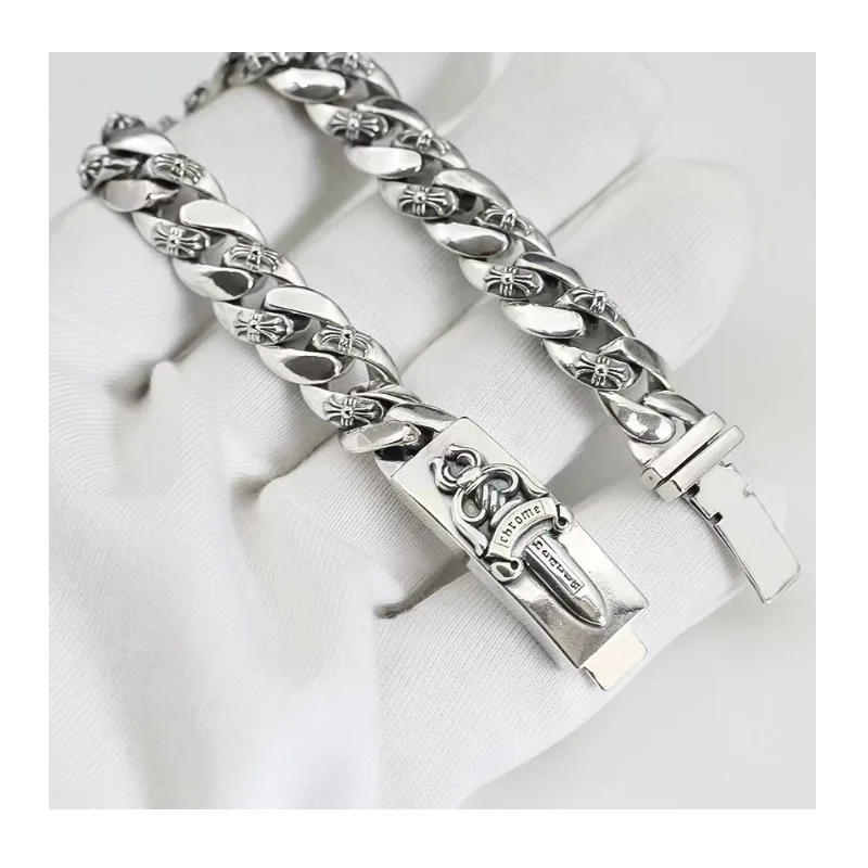 Chaoxuan Retro Punk Hip Hop Sword Half Flower Holy Sword Bracelet Fashion Street Simple Men's Bracelet
Chaoxuan Retro Punk Hip Hop Sword Half Flower Holy Sword Bracelet Fashion Street Simple Men's Bracelet