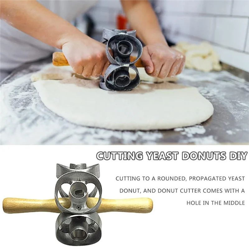 High Quality-Donut Mold, Donut Cookie Cutter, 6 Cavity Non-Stick Donut Cutter Cookie Mold, Professional Baking Dough Tools,Donut
High Quality-Donut Mold, Donut Cookie Cutter, 6 Cavity Non-Stick Donut Cutter Cookie Mold, Professional Baking Dough Tools,Donut