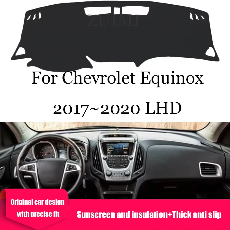 ZUIMI Dashboard Cover Dash Mat Dashmat For Chevrolet Equinox 2017~2020 LHD RHD Dash Board Cover Pad Sun Shade Three Layer Thick
ZUIMI Dashboard Cover Dash Mat Dashmat For Chevrolet Equinox 2017~2020 LHD RHD Dash Board Cover Pad Sun Shade Three Layer Thick