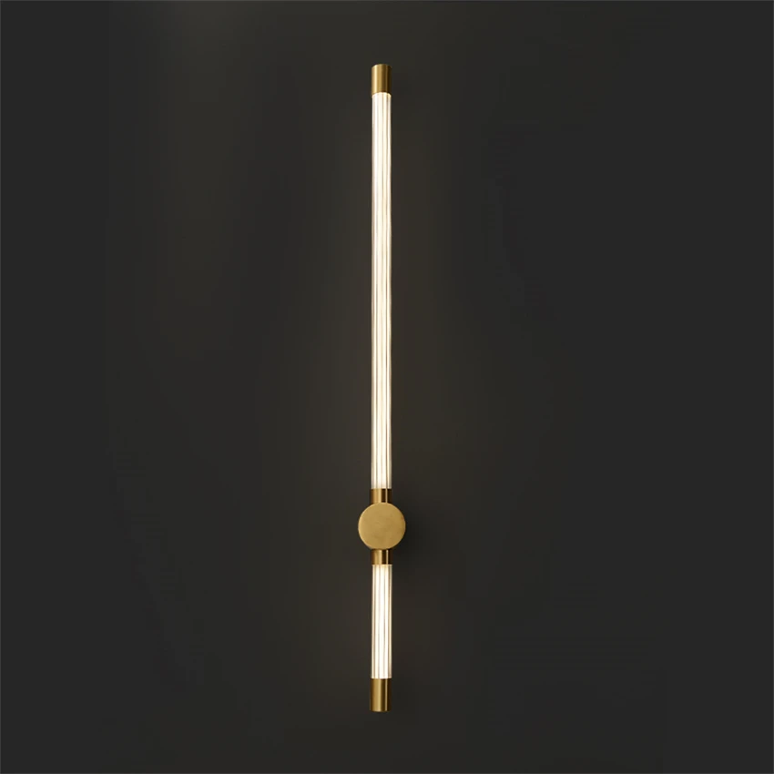 Modern Italian copper strip decorative wall lamps American bathroom wall mirror front bedroom aisle sconces lights LED lighting
Modern Italian copper strip decorative wall lamps American bathroom wall mirror front bedroom aisle sconces lights LED lighting