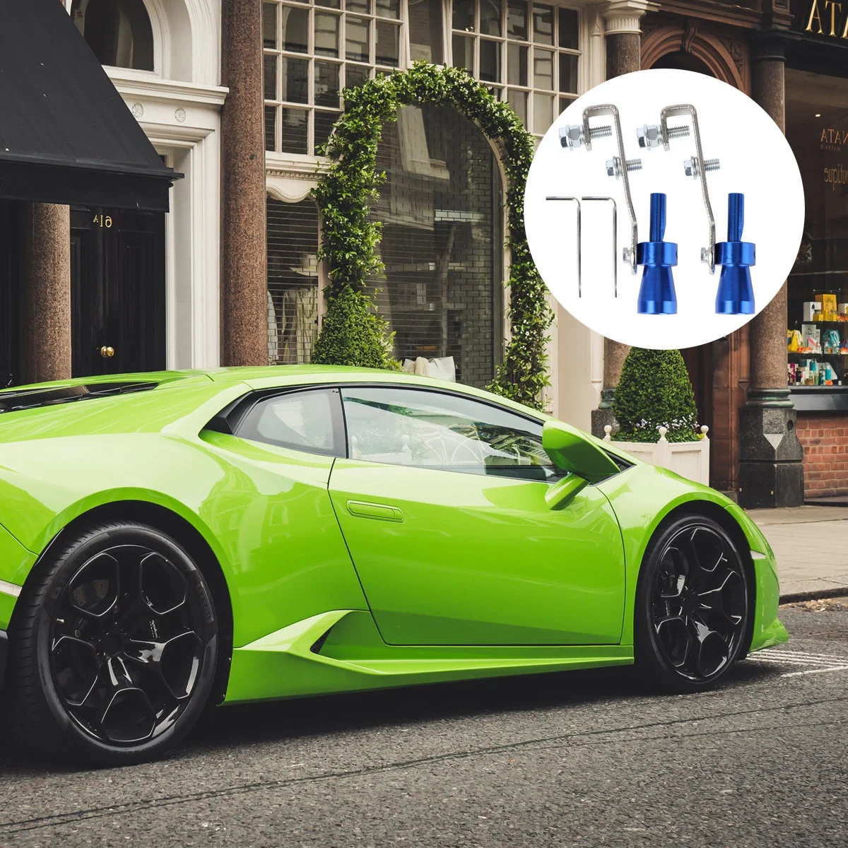 2pcs Car Tuning Turbine Whistle Exhaust Sounder Blue S Size Loud Noise Maker For Most Vehicles Clip-On Installation Tailpipe
2pcs Car Tuning Turbine Whistle Exhaust Sounder Blue S Size Loud Noise Maker For Most Vehicles Clip-On Installation Tailpipe