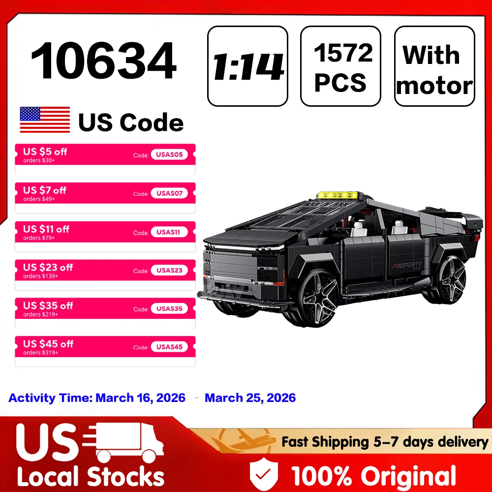 1:14 RC TECHNIC Building Blocks Pickup Truck Motorized Electric Lifting Chassis DIY Bricks Model Gift for Kids Adults Collectors
1:14 RC TECHNIC Building Blocks Pickup Truck Motorized Electric Lifting Chassis DIY Bricks Model Gift for Kids Adults Collectors