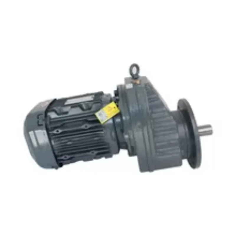 R Series Helical Gear Reducer With Cast Iron Housing And High Efficiency For Grain Processing Machine Lines