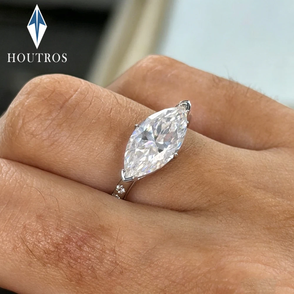 3 Carat Marquise Cut Moissanite Rings for Women 925 Sterling Silver East West Diamond Engagement Ring Wedding Bands Jewelry Gift
3 Carat Marquise Cut Moissanite Rings for Women 925 Sterling Silver East West Diamond Engagement Ring Wedding Bands Jewelry Gift