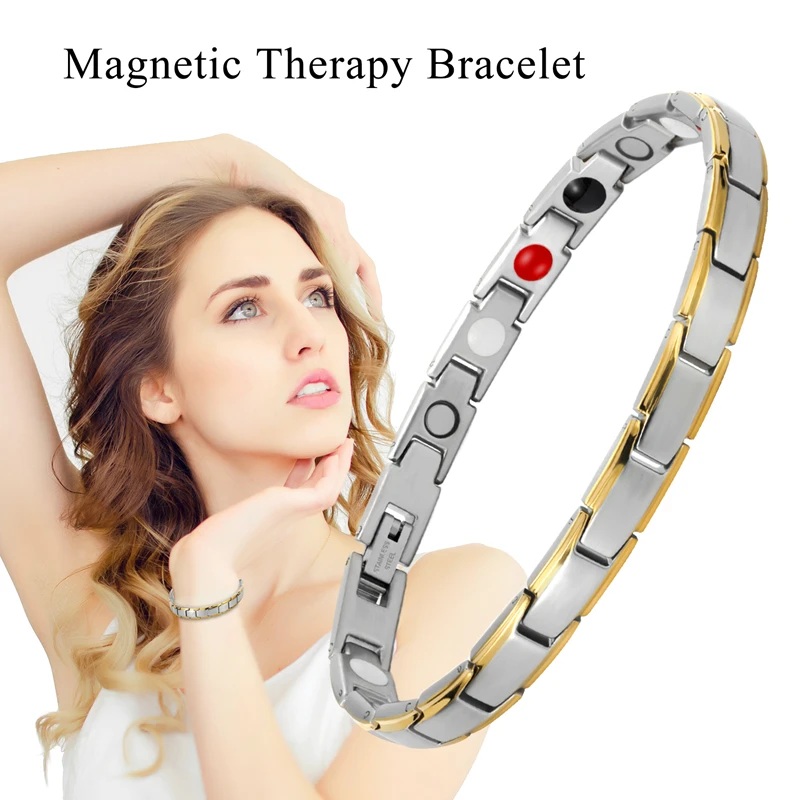Women Magnetic Bracelet Health Therapy Arthritis Stainless Steel Jewelry Healing Energy Negative Ion Bangles
Women Magnetic Bracelet Health Therapy Arthritis Stainless Steel Jewelry Healing Energy Negative Ion Bangles