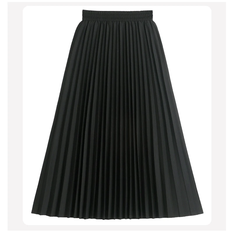 Solid Color Large-swing Pleated Skirt Women's 2022 Spring New Elastic Waist Multi-color Elegant and Thin Mid-length A-line Skirt
Solid Color Large-swing Pleated Skirt Women's 2022 Spring New Elastic Waist Multi-color Elegant and Thin Mid-length A-line Skirt
