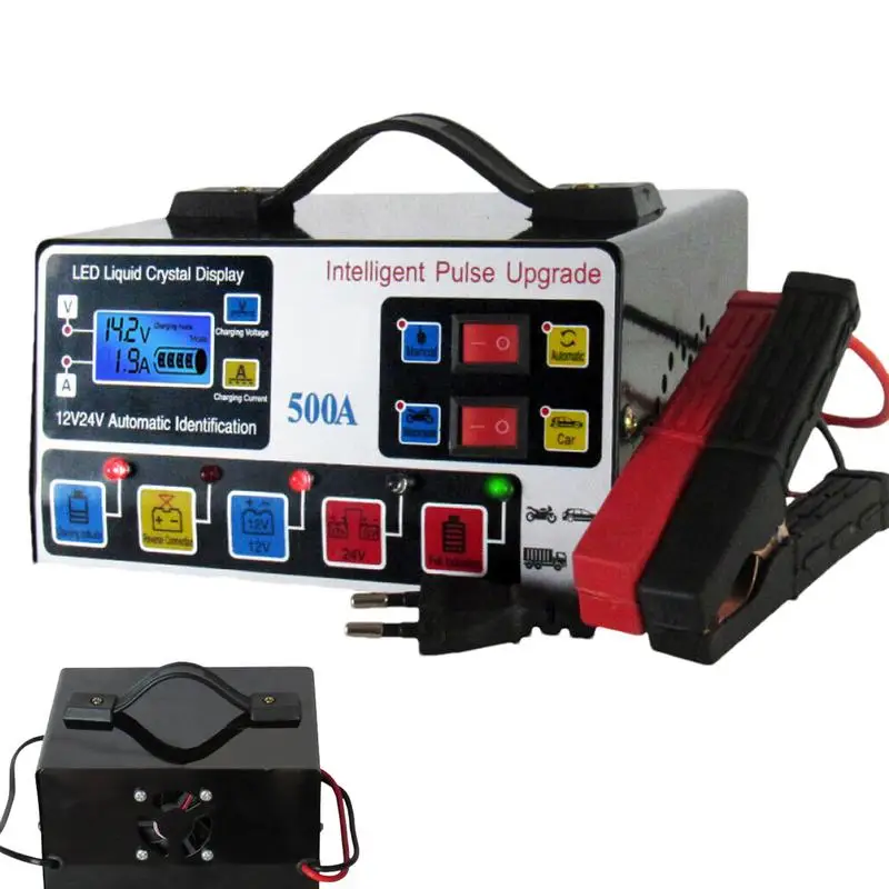 Car Automatic Battery Charger Fast Vehicle 12V/24V Battery Charger Automotive pulse repair suitable for all kinds of cars trucks
Car Automatic Battery Charger Fast Vehicle 12V/24V Battery Charger Automotive pulse repair suitable for all kinds of cars trucks
