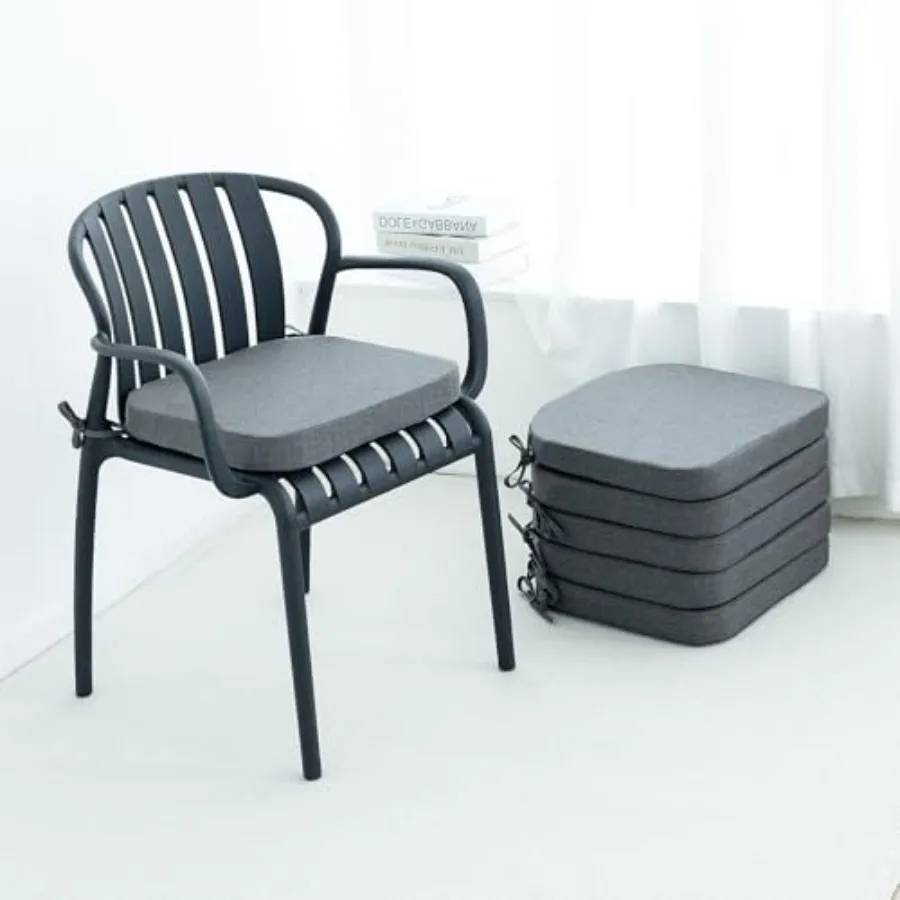 Indoor Dining Chair Cushions with Ties for Kitchen, Outdoor Seat Pads with Removable Cover, Non-Slip Bottom, Waterproof, High-R
Indoor Dining Chair Cushions with Ties for Kitchen, Outdoor Seat Pads with Removable Cover, Non-Slip Bottom, Waterproof, High-R