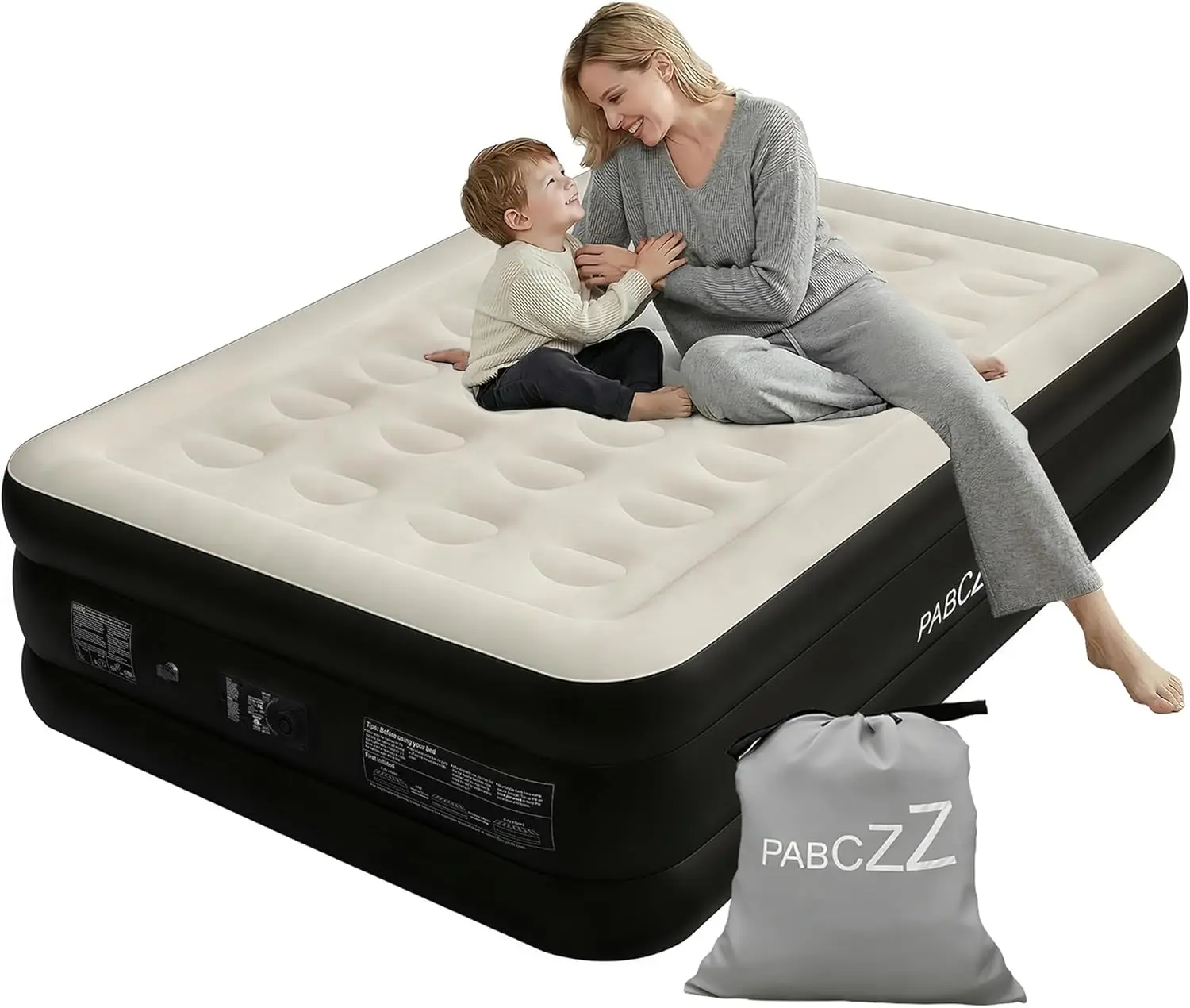 Full Air Mattress with Built-in Pump, 18-Inch Thick, Supports 600 lbs, for Camping & Home
Full Air Mattress with Built-in Pump, 18-Inch Thick, Supports 600 lbs, for Camping & Home