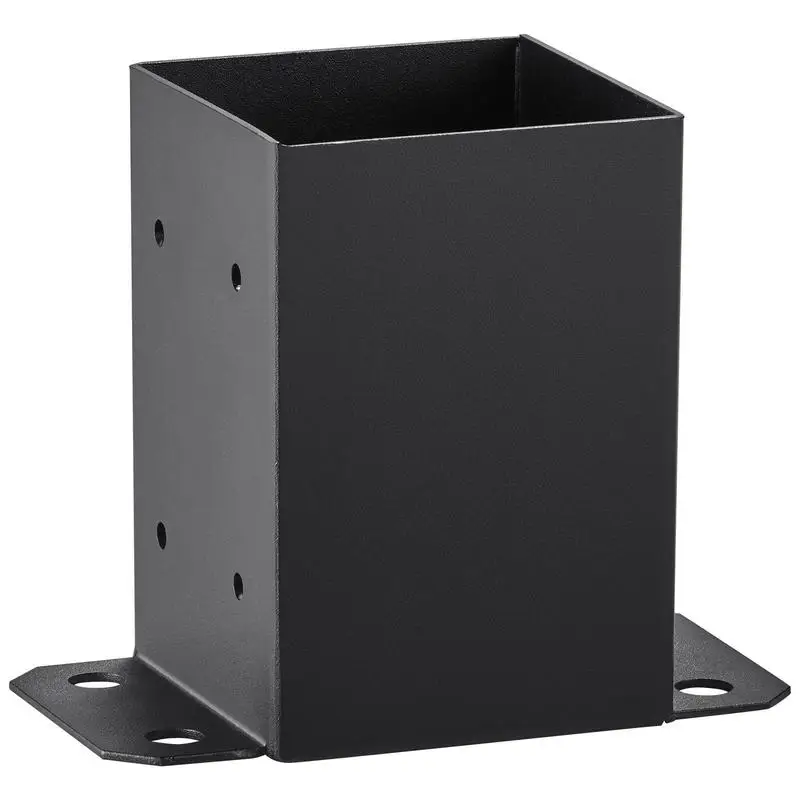4x4 Post Base 10 Pcs, Inner Size 3.6x3.6 inch / 91.44x91.44 mm Post Brackets, Heavy Duty Carbon Steel Decking Posts, Wood Posts Brackets for Pavilion Deck Railing Support Deck Base Plate, Black
4x4 Post Base 10 Pcs, Inner Size 3.6x3.6 inch / 91.44x91.44 mm Post Brackets, Heavy Duty Carbon Steel Decking Posts, Wood Posts Brackets for Pavilion Deck Railing Support Deck Base Plate, Black