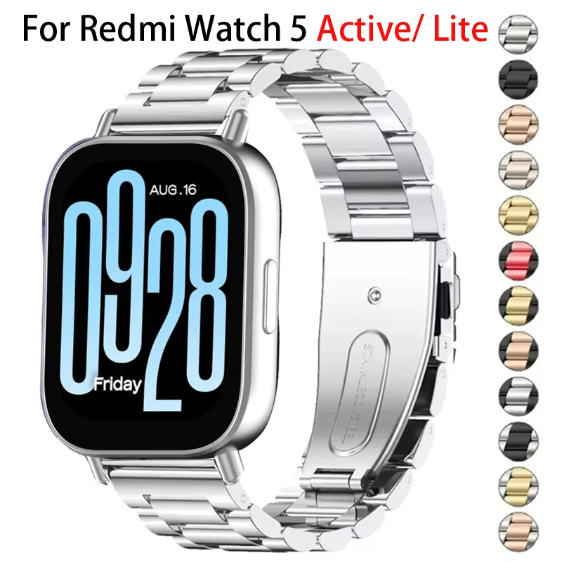 22mm Metal strap For Redmi Watch 5 Lite Band 20mm Stainless Steel For Redmi Watch 5 Active Correa Xiaomi Watch S4 Watchbands
22mm Metal strap For Redmi Watch 5 Lite Band 20mm Stainless Steel For Redmi Watch 5 Active Correa Xiaomi Watch S4 Watchbands