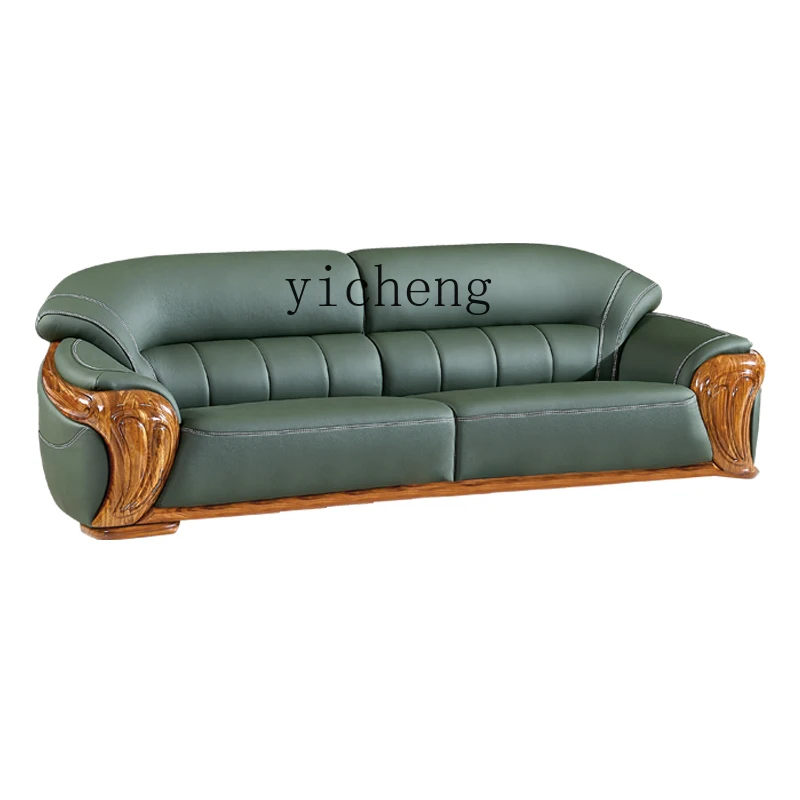 Ebony Wood Genuine Leather Sofa Large Flat Layer Solid Wood Living Room Furniture
Ebony Wood Genuine Leather Sofa Large Flat Layer Solid Wood Living Room Furniture