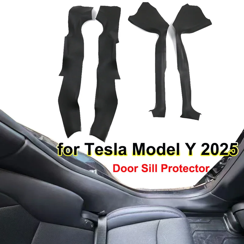 For Tesla Model Y Juniper 2025 Front Rear Door Sill Protector Threshold Strips Anti-kick Seat Corner Guards Panel Accessories
For Tesla Model Y Juniper 2025 Front Rear Door Sill Protector Threshold Strips Anti-kick Seat Corner Guards Panel Accessories