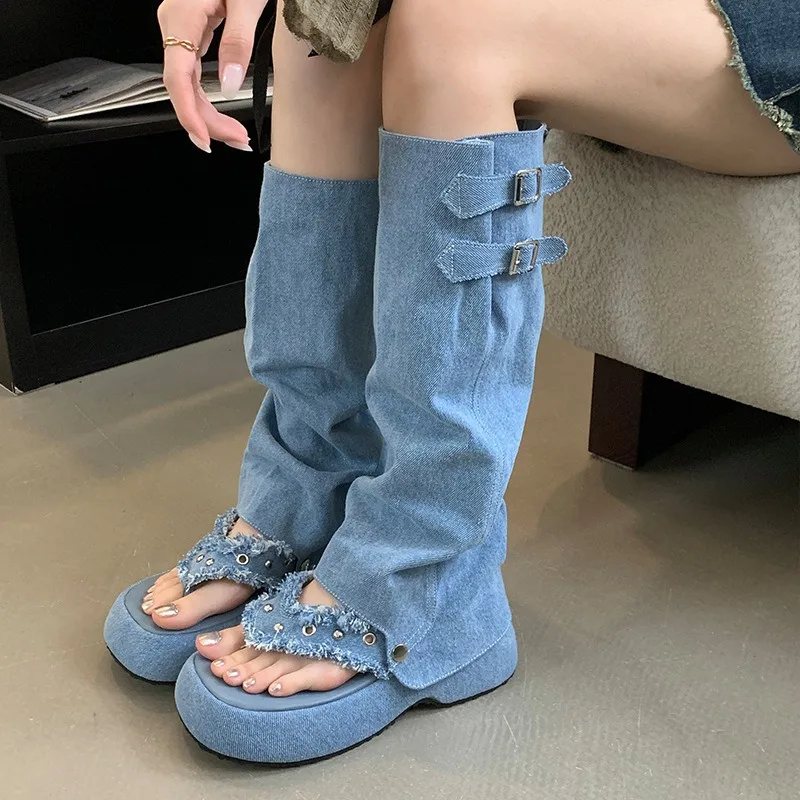 New Women's Shoes Fashion Open Toe Canvas Summer Boots for Woman Comfortable Vacation Casual Shoes Designer Shoes Zapatos Mujer
New Women's Shoes Fashion Open Toe Canvas Summer Boots for Woman Comfortable Vacation Casual Shoes Designer Shoes Zapatos Mujer