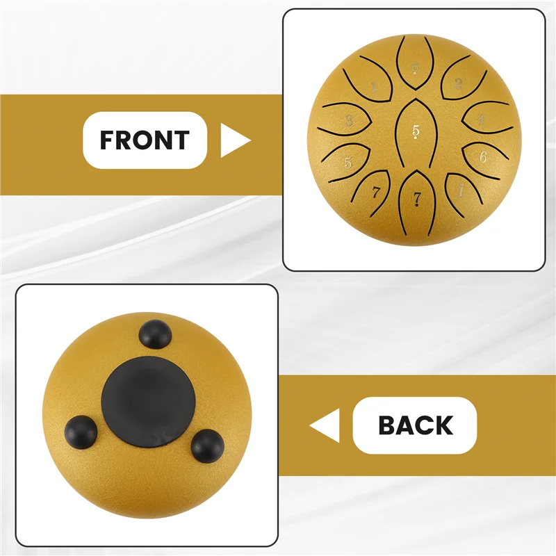 SYDS Rain Drum For Outside 6 Inches 11 Tones Steel Tongue Drum Rain Chime Outdoor Rain Chime Musical Instrument
SYDS Rain Drum For Outside 6 Inches 11 Tones Steel Tongue Drum Rain Chime Outdoor Rain Chime Musical Instrument