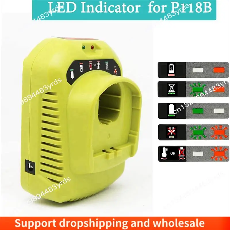 AA86 Mini Lithium Nickel Battery Charger For Ryobi Battery Charger Compatible For Ryobi Lithium Battery P118B
AA86 Mini Lithium Nickel Battery Charger For Ryobi Battery Charger Compatible For Ryobi Lithium Battery P118B