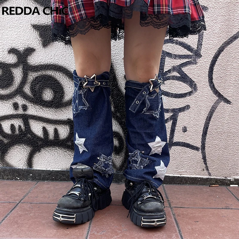 Женские джинсовые гетры REDDACHiC Star Y2k, синие ботинки в стиле ретро с блестками, длинные носки до колена, уличная одежда в стиле Харадзюку Y2k
Женские джинсовые гетры REDDACHiC Star Y2k, синие ботинки в стиле ретро с блестками, длинные носки до колена, уличная одежда в стиле Харадзюку Y2k