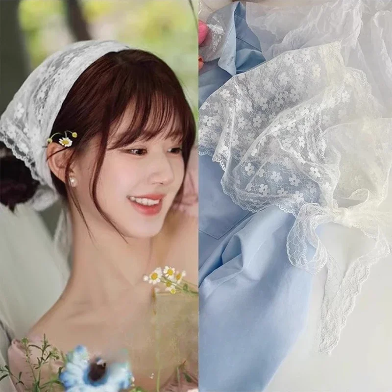 Fashionable Lace Head Scarf Bandana Hair Band for Women Girls Vintage Style Hair Accessories
Fashionable Lace Head Scarf Bandana Hair Band for Women Girls Vintage Style Hair Accessories