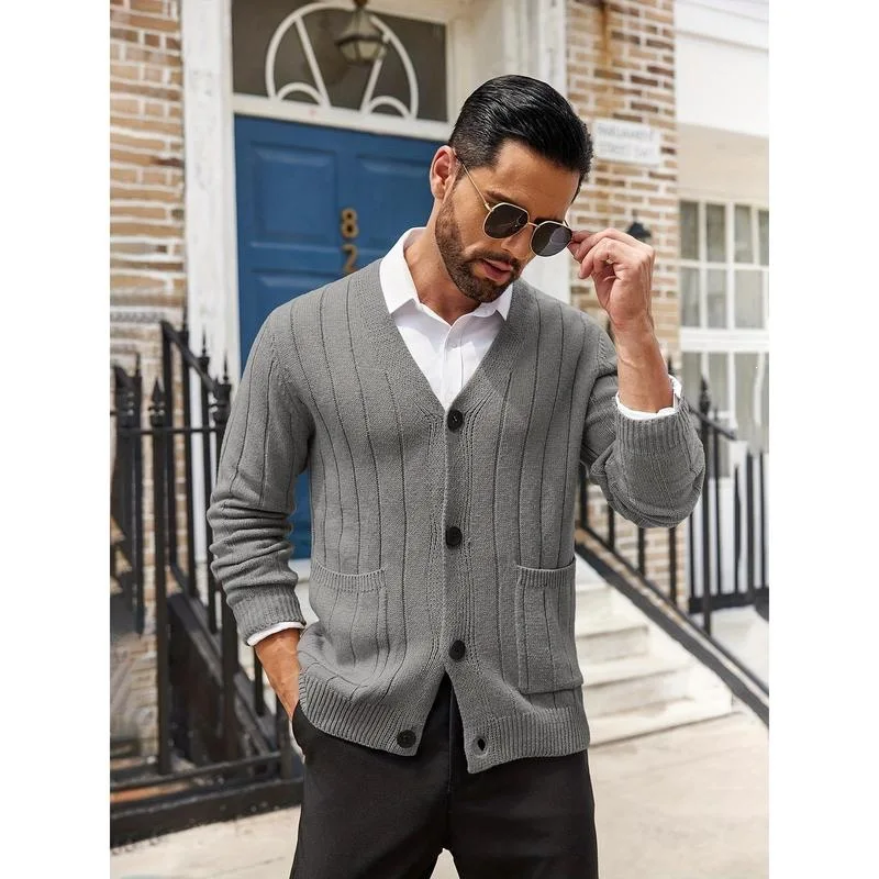 Twisted Knit Cardigan Sweater Cross-Border Men's Cashmere Open-Shirt Easy Care Lightweight Spring Season Fashion Menswear
Twisted Knit Cardigan Sweater Cross-Border Men's Cashmere Open-Shirt Easy Care Lightweight Spring Season Fashion Menswear