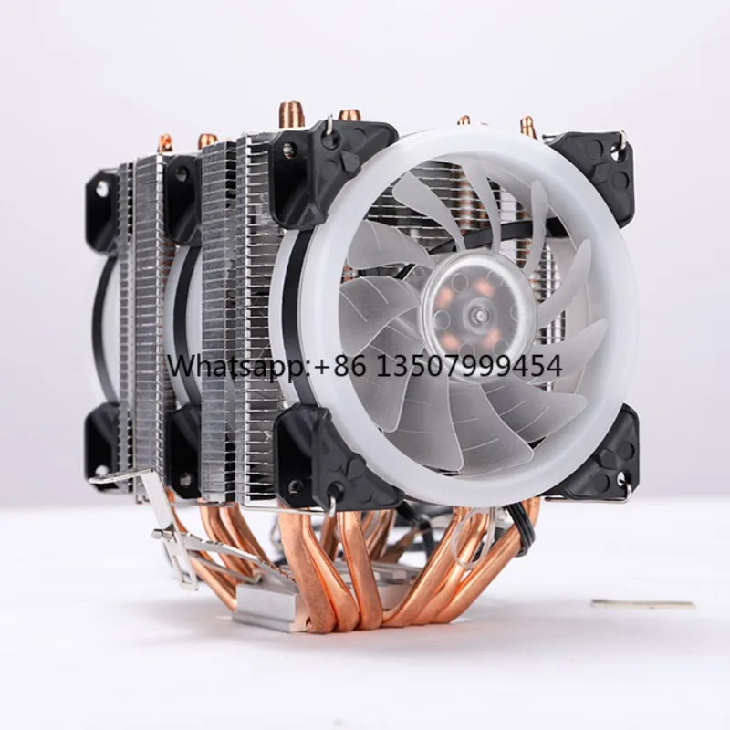 120mm RGB FAN 1150 1155 1156 1366 2011 X79 X99 AM2/AM3/AM4 Copper Heatpipes ARGB CPU Cooler
120mm RGB FAN 1150 1155 1156 1366 2011 X79 X99 AM2/AM3/AM4 Copper Heatpipes ARGB CPU Cooler