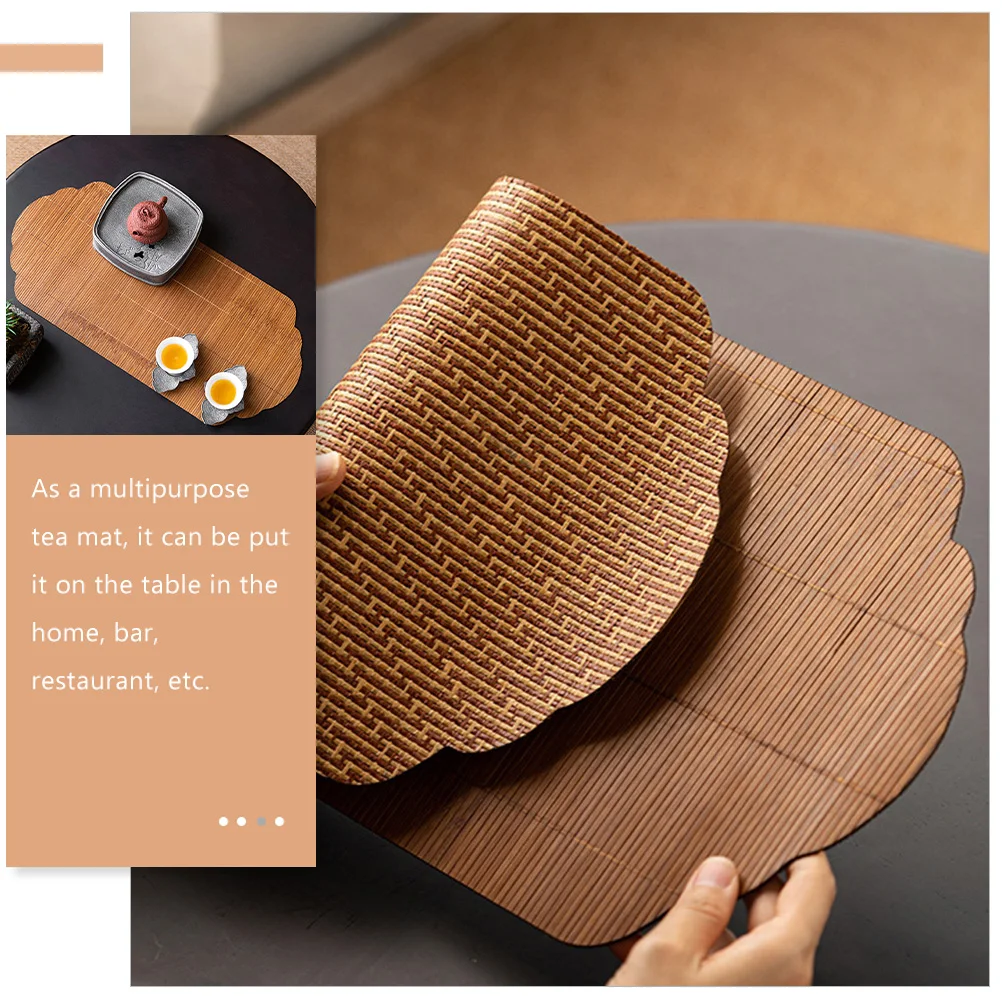 Bamboo Tea Mat Retro Heat-Resistant Table Mat Decorative Tea Table Runner Placemat for Home Bar Restaurant
Bamboo Tea Mat Retro Heat-Resistant Table Mat Decorative Tea Table Runner Placemat for Home Bar Restaurant