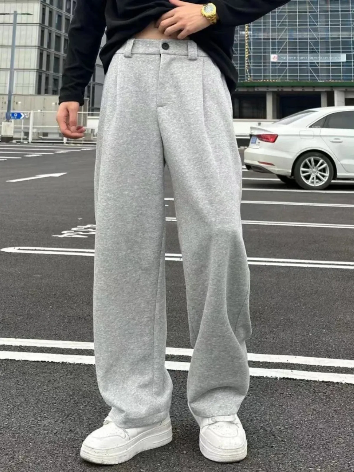 Мужские повседневные брюки Cleanfit с широкими штанинами, осенне-зимние, с высокой талией, свободного кроя, с эффектом драпировки, прямые брюки, модные, для молодежи...
Мужские повседневные брюки Cleanfit с широкими штанинами, осенне-зимние, с высокой талией, свободного кроя, с эффектом драпировки, прямые брюки, модные, для молодежи...