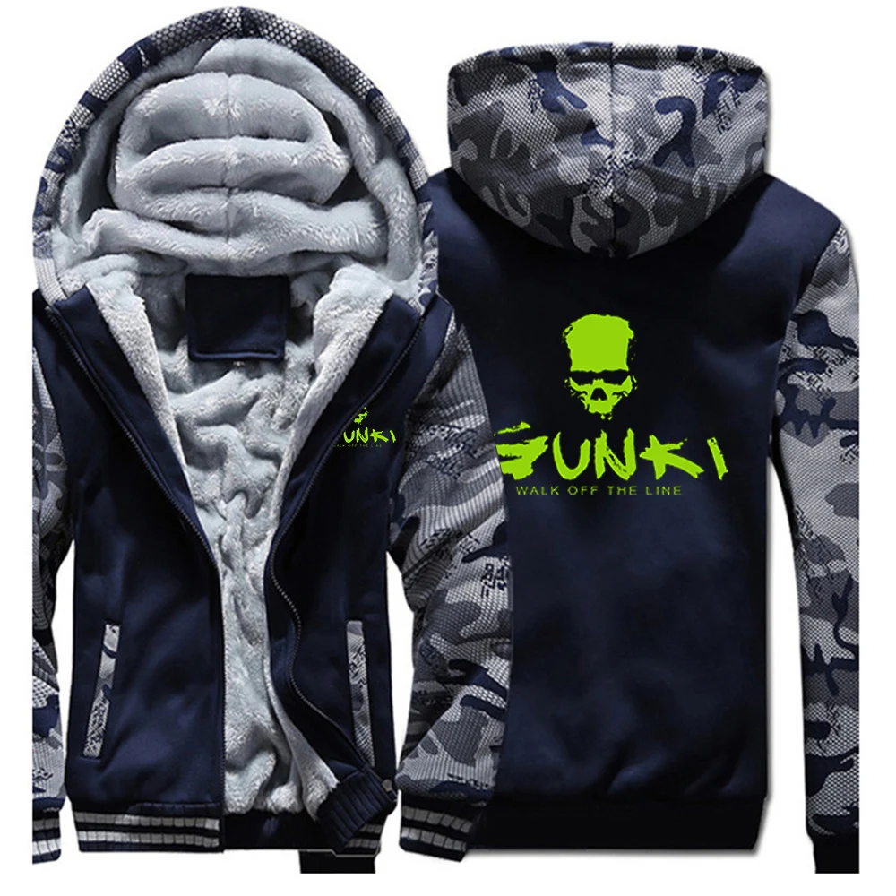 2025 Autumn Winter Personality Windproof Warm Hooded Coat Man's Gunki Print Splicing Long Sleeve Zip Versatile Thickened Hoodies
2025 Autumn Winter Personality Windproof Warm Hooded Coat Man's Gunki Print Splicing Long Sleeve Zip Versatile Thickened Hoodies
