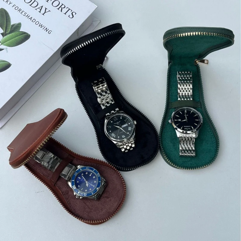 PU Watch Bracelet Storage Bag Case Leather Portable Travel Jewelry Leather Pouch Storage Case Men Women Single Storage Organizer
PU Watch Bracelet Storage Bag Case Leather Portable Travel Jewelry Leather Pouch Storage Case Men Women Single Storage Organizer