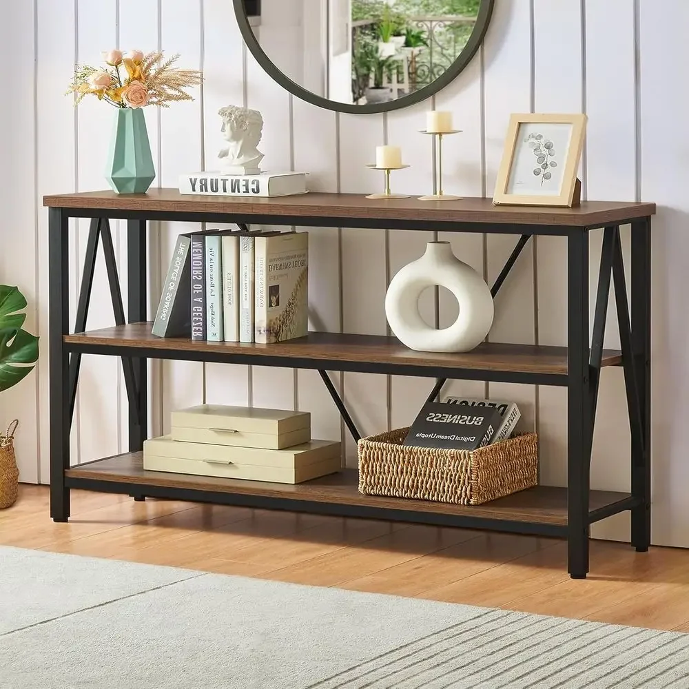 Entryway ole Table, Rustic Couch with Wide Storage, Industrial Soa Tables with 3-Tier Open Shelves, Entryway Table or Living Roo
Entryway ole Table, Rustic Couch with Wide Storage, Industrial Soa Tables with 3-Tier Open Shelves, Entryway Table or Living Roo