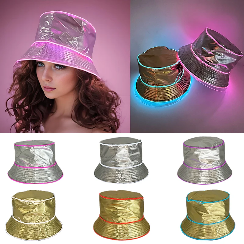 Fashion flash hat Glowing Fishermen Caps LED light up Hip-hop Hat glow in the dark for adults dance show Club Props
Fashion flash hat Glowing Fishermen Caps LED light up Hip-hop Hat glow in the dark for adults dance show Club Props