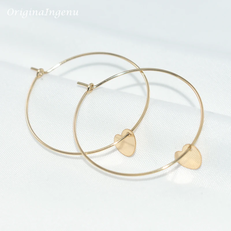 14K Gold Filled Heart Shape Earrings Hoop Jewelry Handmade Earrings Minimalism Oorbellen Brincos Pendientes Women Earrings
14K Gold Filled Heart Shape Earrings Hoop Jewelry Handmade Earrings Minimalism Oorbellen Brincos Pendientes Women Earrings
