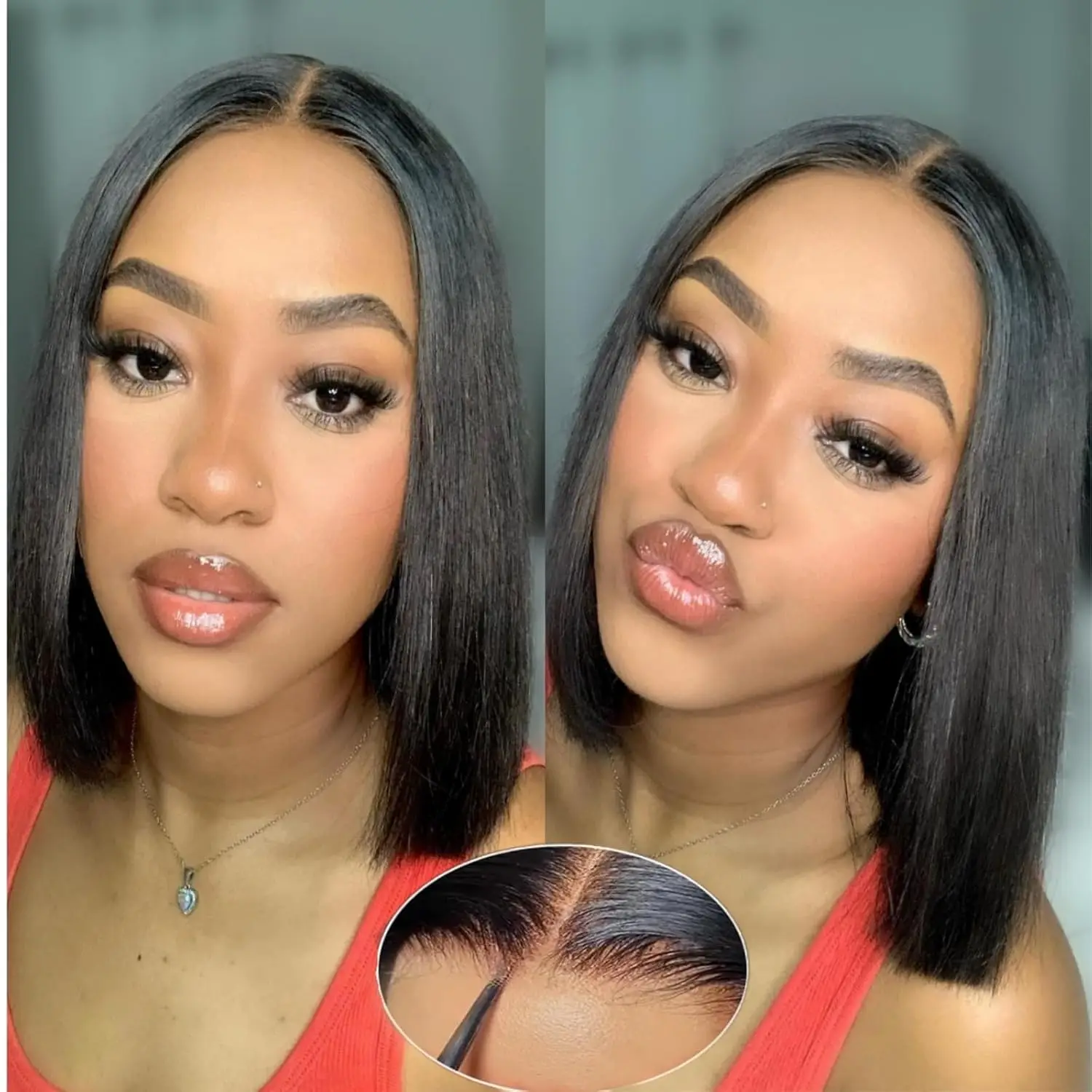 Bob Wig Human Hair Glueless Wear And Go Pre Plucked Pre Cut Straight Short Bob Lace Front Wigs For Women Brazilian Virgin Hair
Bob Wig Human Hair Glueless Wear And Go Pre Plucked Pre Cut Straight Short Bob Lace Front Wigs For Women Brazilian Virgin Hair