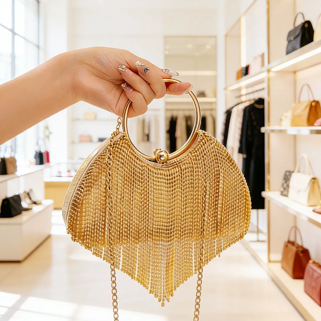 Luxury Glitter Women Clutch Evening Bag Banquet Party Bling Shiny Handbag Rhinestone Decor Ladies Chain Shoulder Bags
Luxury Glitter Women Clutch Evening Bag Banquet Party Bling Shiny Handbag Rhinestone Decor Ladies Chain Shoulder Bags