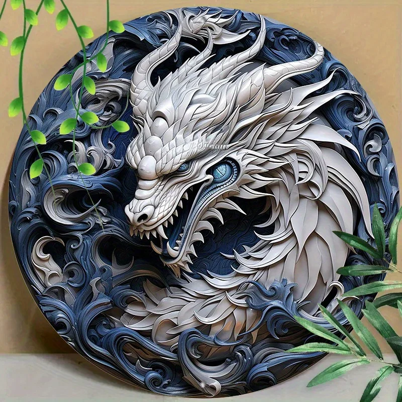 Round Aluminum Sign, Retro Dragon Metal Sign, for Home Restaurant Garage Cafe Garden Decor, Decorative Wall Poster
Round Aluminum Sign, Retro Dragon Metal Sign, for Home Restaurant Garage Cafe Garden Decor, Decorative Wall Poster
