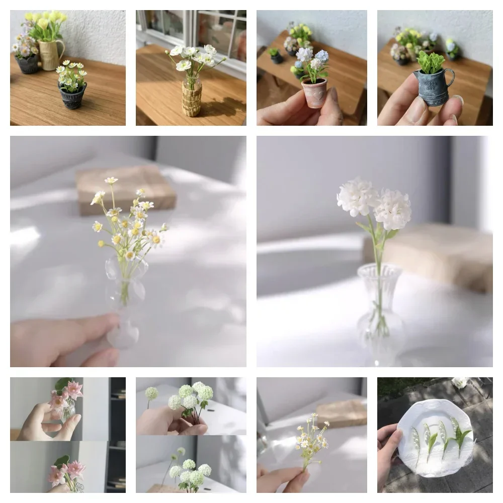 Doll House Simulation Green Plant Clay Mint Turtle Back Bamboo Pot Miniature Clay Flower Decoration Lotus Hydrangea Convallaria
Doll House Simulation Green Plant Clay Mint Turtle Back Bamboo Pot Miniature Clay Flower Decoration Lotus Hydrangea Convallaria