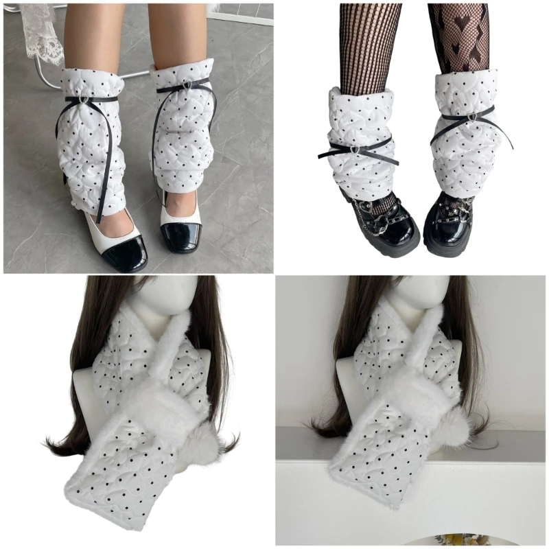 Punk Style Dot Stacked Socks Soft Polyester Leg Warmers For Women Short Legwarmers Winter Fashion Accessories
Punk Style Dot Stacked Socks Soft Polyester Leg Warmers For Women Short Legwarmers Winter Fashion Accessories