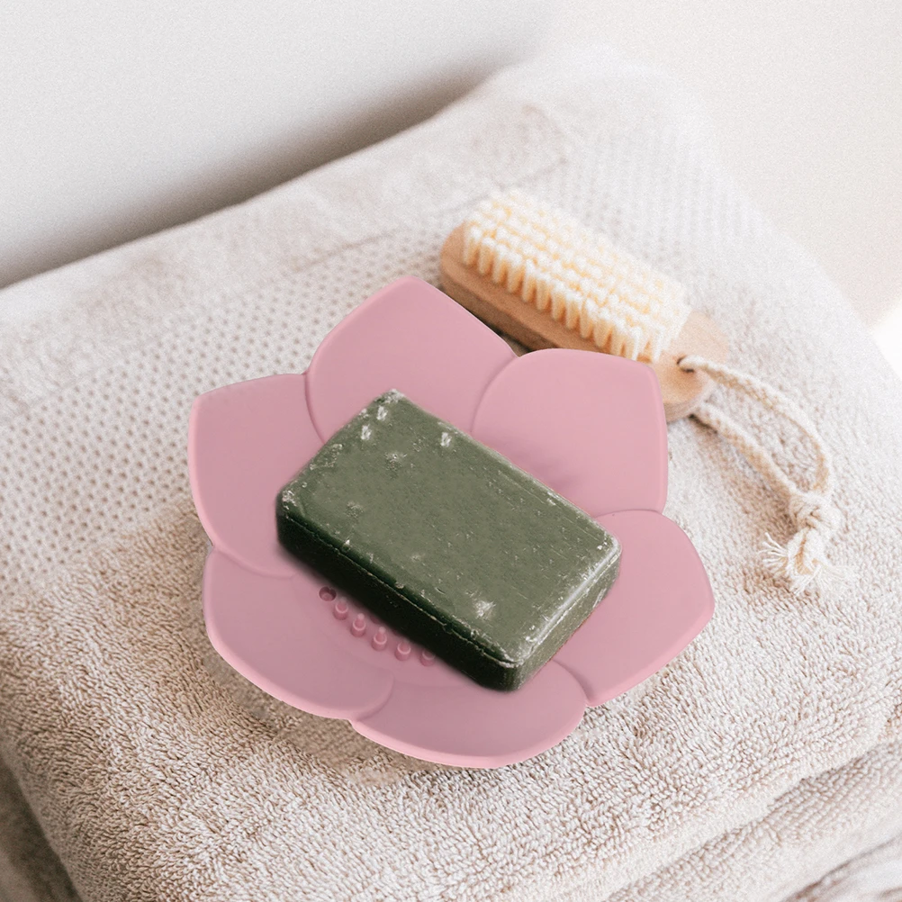 2pcs Silicone Box Lotus Shape Portable Soap Dish Drainage Anti-Slip Bathroom Toilet Kitchen Soap Holder Case Organizer Container
2pcs Silicone Box Lotus Shape Portable Soap Dish Drainage Anti-Slip Bathroom Toilet Kitchen Soap Holder Case Organizer Container
