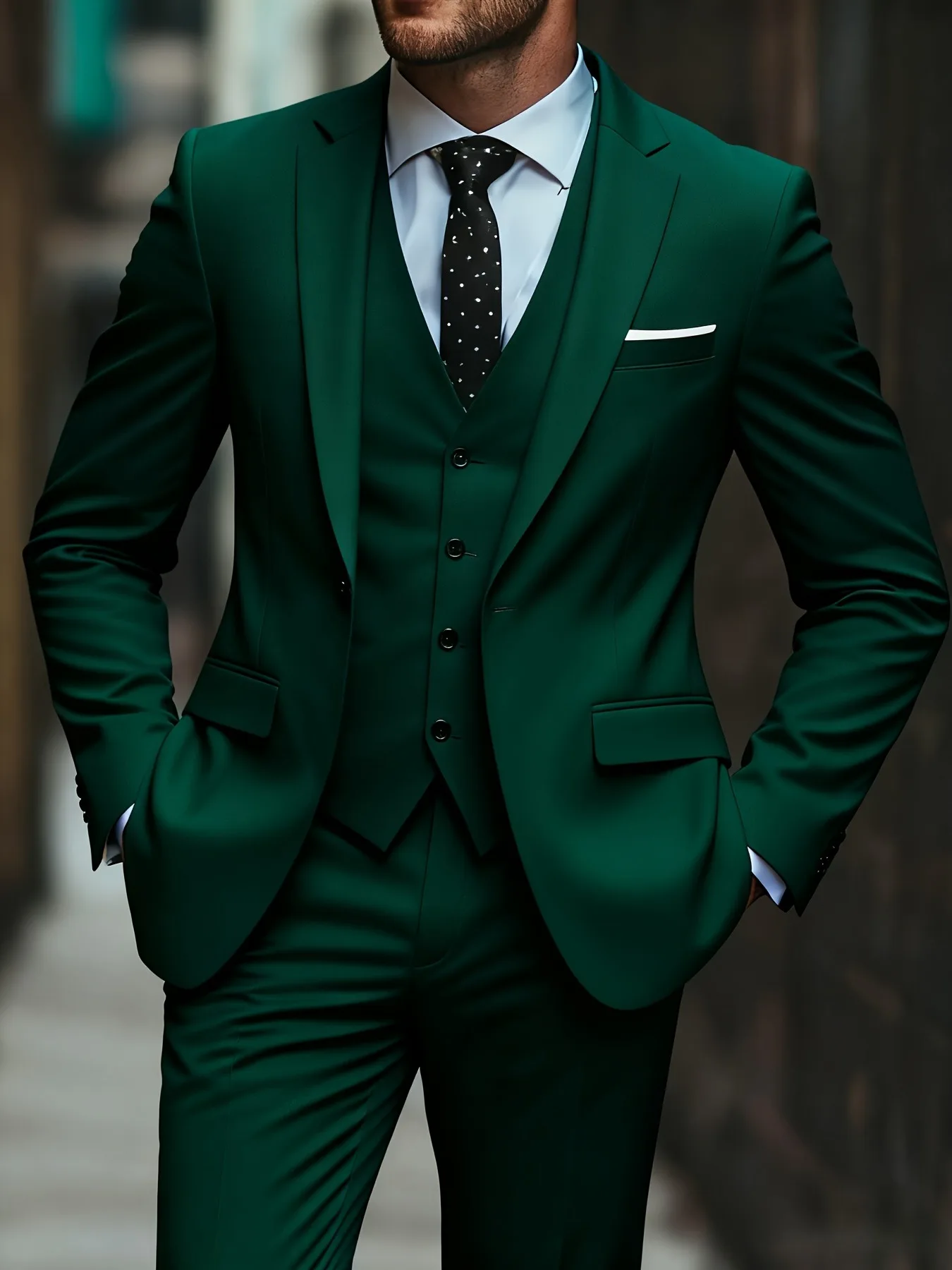 【Men's Suit】Men's 3pcs Suit Set, Wedding Dress, Vest, Large Suit, Formal Tie, Suit Pants
【Men's Suit】Men's 3pcs Suit Set, Wedding Dress, Vest, Large Suit, Formal Tie, Suit Pants