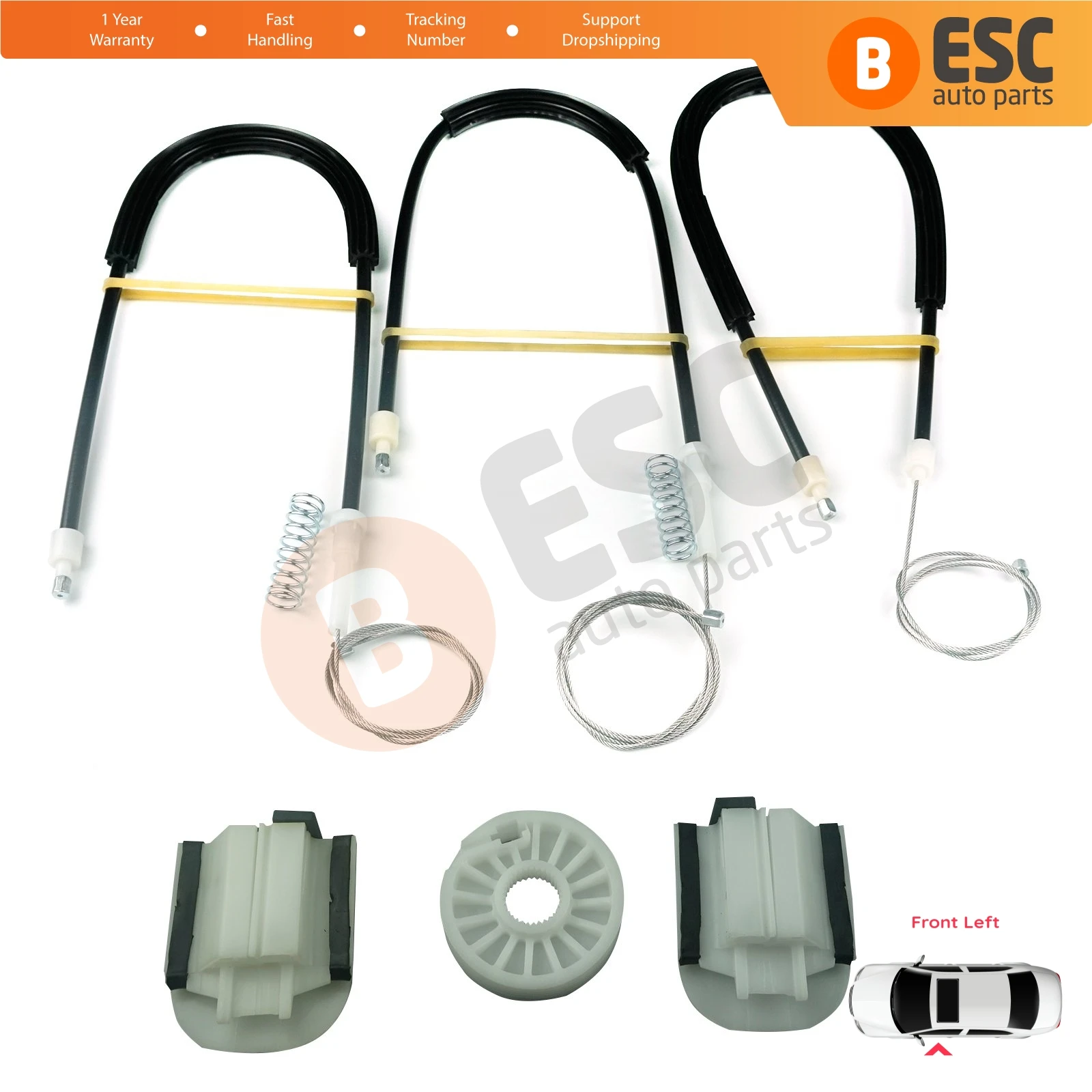 EWR1015 Electric Power Window Lifter Regulator Repair Kit Front Left Door for Ford Mondeo MK4 BA7 2007-2015 4/5 Door 7571A23201
EWR1015 Electric Power Window Lifter Regulator Repair Kit Front Left Door for Ford Mondeo MK4 BA7 2007-2015 4/5 Door 7571A23201