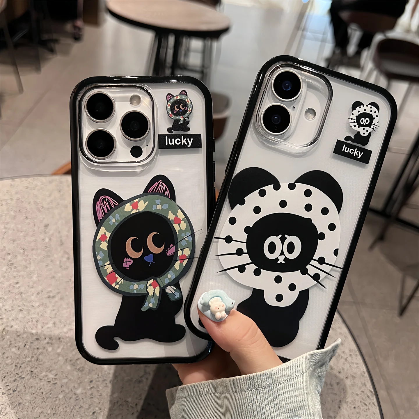 Suitable for iPhone 16 Pro Max phone case fun headband kitten iPhone 15 14 13 16plus phone case transparent soft case
Suitable for iPhone 16 Pro Max phone case fun headband kitten iPhone 15 14 13 16plus phone case transparent soft case