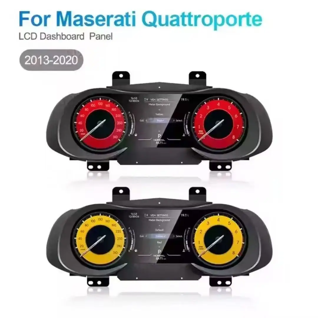 DaoLuTong New Upgrade LCD Digital Cluster Speedometer Screen Panel For Auto Meter For Maserati GT/Quattroporte With Oil Gauge
DaoLuTong New Upgrade LCD Digital Cluster Speedometer Screen Panel For Auto Meter For Maserati GT/Quattroporte With Oil Gauge