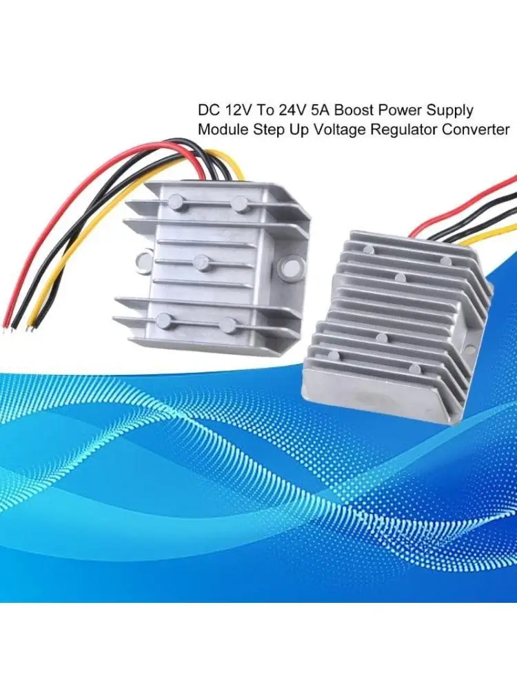 R53C DC12V to 24V 3A/10A Converter, Aluminum Alloy Housing Skin Power Adapter for Enhances Heat Dissipation
R53C DC12V to 24V 3A/10A Converter, Aluminum Alloy Housing Skin Power Adapter for Enhances Heat Dissipation