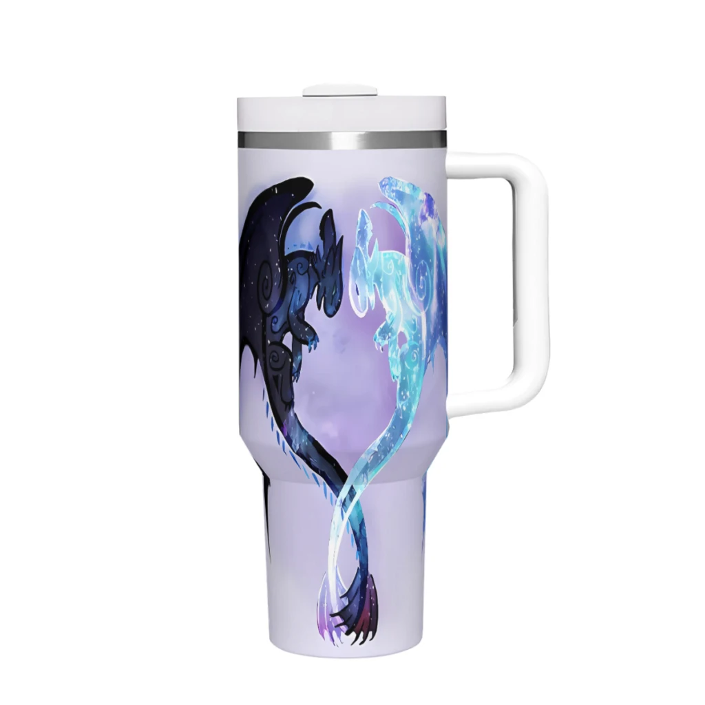 Dragon Heart Toothless and Light 40Oz Ultimate Tumbler with Handle and Straw Vacuum Insulated Tumbler with Straw
Dragon Heart Toothless and Light 40Oz Ultimate Tumbler with Handle and Straw Vacuum Insulated Tumbler with Straw